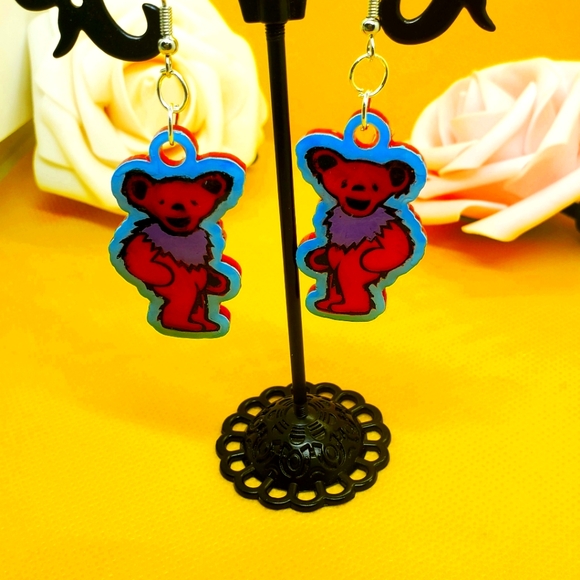 Grareful Dead earrings - Picture 2 of 2